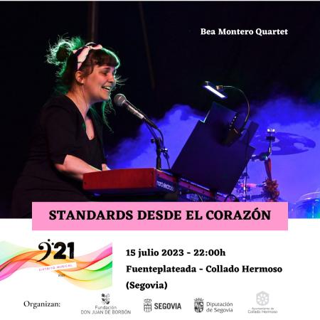 Imagen El programa '921 Distrito Musical' de la Fundación Don Juan de Borbón y la Diputación llega a Collado Hermoso con Bea Montero Quartet